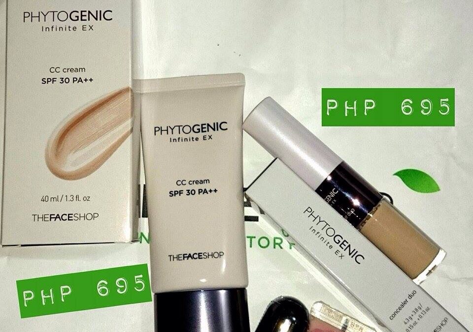 The Faceshop Phytogenic Infinite EX CC Cream and Duo Concealer Review